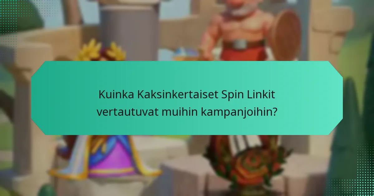 Kuinka voin käyttää Päivittäisiä Ilmaispyöräytyksiä Kaksinkertaisten Spin Linkkien kautta?