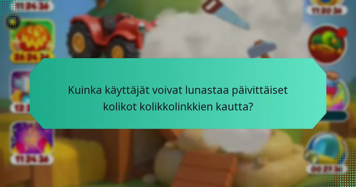 Kuinka käyttäjät voivat lunastaa päivittäiset kolikot kolikkolinkkien kautta?