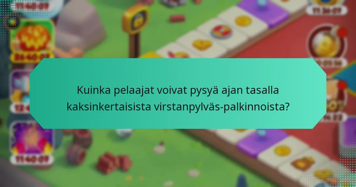 Kuinka pelaajat voivat pysyä ajan tasalla kaksinkertaisista virstanpylväs-palkinnoista?