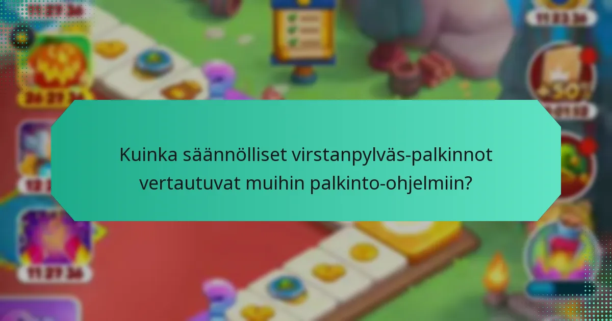 Milloin säännölliset virstanpylväs-palkinnot ovat saatavilla lunastettavaksi?