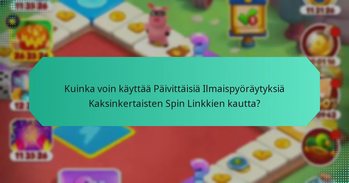 Millaisia lisääntyneitä palkintoja voin odottaa Kaksinkertaisilta Spin Linkeiltä?