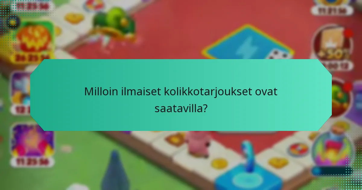 Mitkä eksklusiiviset tarjoukset ovat saatavilla ilmaisille kolikoille?