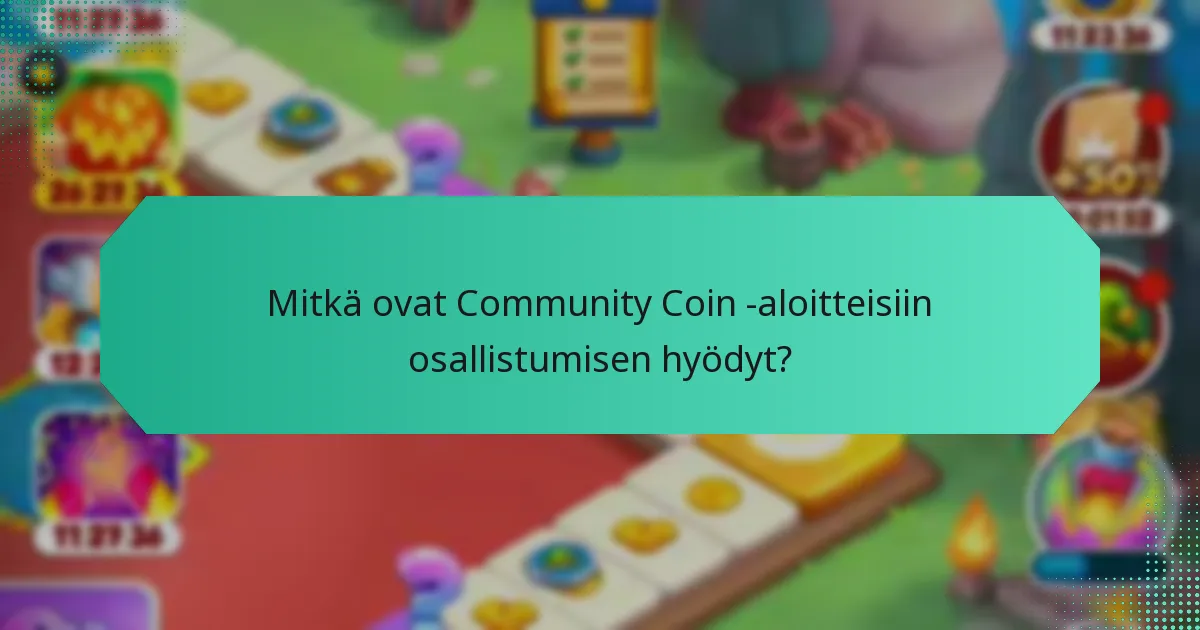 Mitkä ovat Community Coin -osallistumisen riskit?