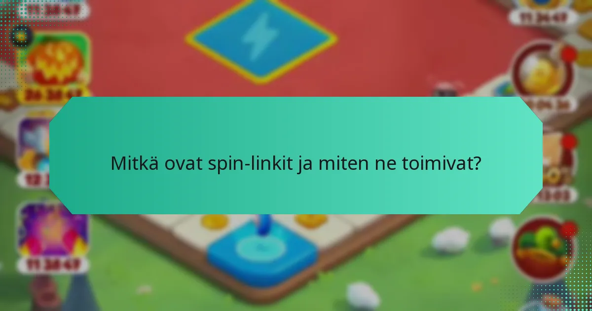 Mitkä eksklusiiviset tarjoukset ovat saatavilla spin-linkkien kautta?